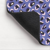 Lila abstrakt Tierdruck-Mauspad Mousepad (Ecke)