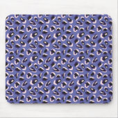 Lila abstrakt Tierdruck-Mauspad Mousepad (Vorne)