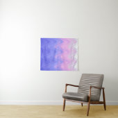 Lila Abstrakt Wandteppich (Beispiel (Horizontal))