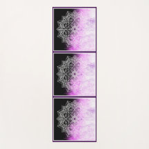 Lila Abstrakt Zen Mandala