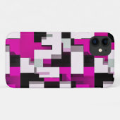 Lila abstrakte Blöcke Case-Mate iPhone Hülle (Rückseite (Horizontal))
