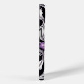 Lila abstrakte Blumenkunst Case-Mate iPhone Hülle (Rückseite / Rechts)