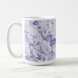 Lila Abstrakte Fantasie Kaffeetasse