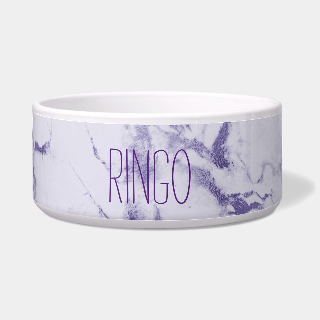 Lila Abstrakte Fantasie Napf (Vorderseite)