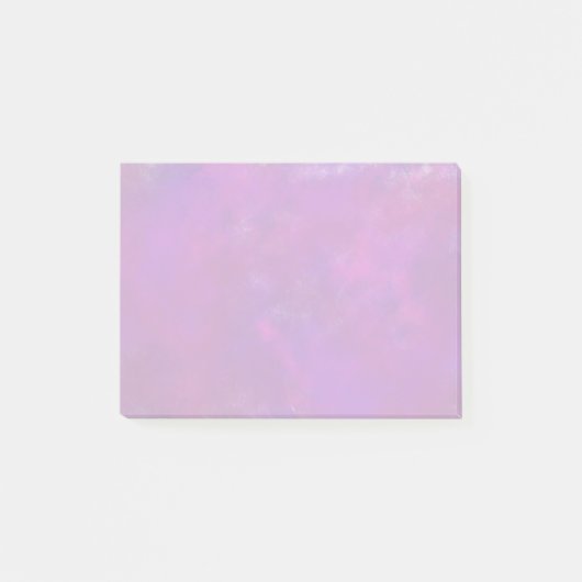 Lila Abstrakte Farbe Post-it Klebezettel (Vorderseite)