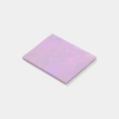 Lila Abstrakte Farbe Post-it Klebezettel (angewinkelt)