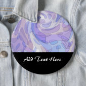 Lila Abstrakte Kunst Modernes Kunstwerk Button (Beispiel)