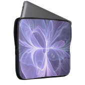 Lila Abstrakte Kunstinitiativen des modernen Frakt Laptopschutzhülle (Vorne Rechts)