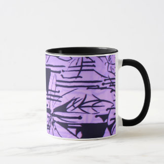 lila abstrakte Liter-Tasse Tasse