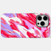 Lila Abstrakte Marmorfarbe Case-Mate iPhone Hülle (Rückseite (Horizontal))