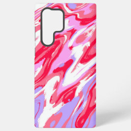 Lila Abstrakte Marmorfarbe Samsung Galaxy Hülle