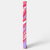 Lila Abstrakte Marmorfarbe Samsung Galaxy Hülle (Linke Seite)