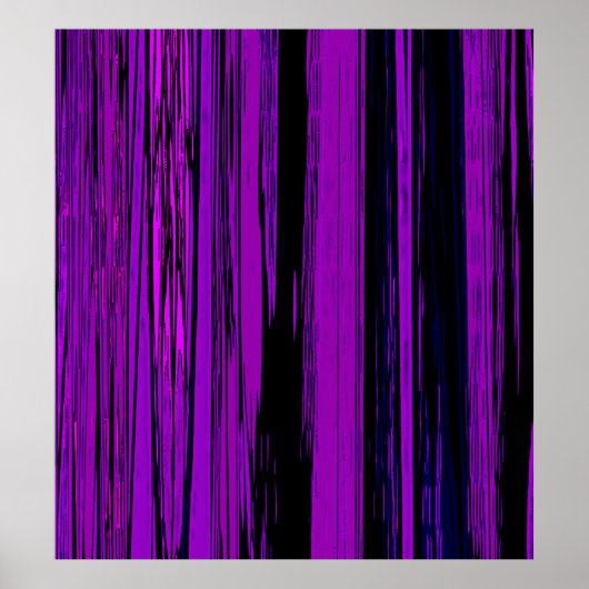 Lila Abstrakte Streifen 606 Poster (Vorne)