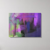 Lila Abstrakte StretchCanvas Leinwanddruck (Vorderseite)