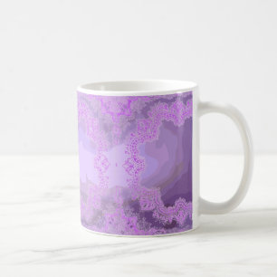 Lila Abstrakte Tasse des Taschentuchs