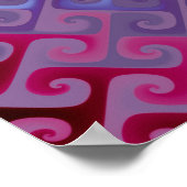 Lila abstrakte Textur Poster (Ecke)