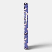 Lila Abstrakte Tierausdruck Case-Mate iPhone Hülle (Rückseite / Links)