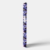 Lila Abstrakte Tierausdruck Case-Mate iPhone Hülle (Rückseite / Rechts)