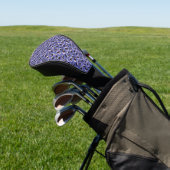 Lila Abstrakte Tierausdruck Golf Headcover (In SItu)