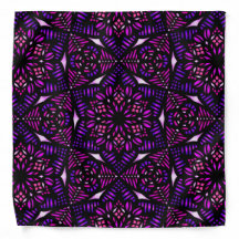Lila abstrakter Bandana