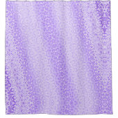 Lila Abstrakter Duschvorhang (Vorderseite)