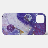 Lila Abstrakter iPhone-Fall im Mondberg Case-Mate iPhone Hülle (Rückseite (Horizontal))