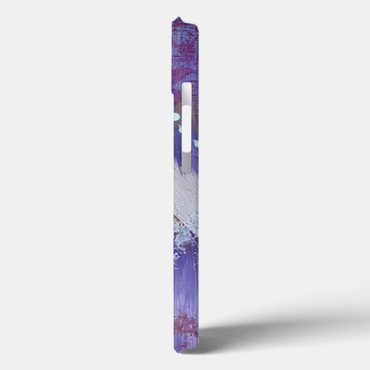 Lila Abstrakter iPhone-Fall im Mondberg Case-Mate iPhone Hülle (Rückseite / Links)