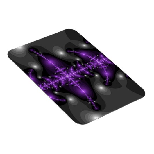Lila Abstrakter Spin Magnet (Rechte Seite)