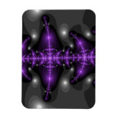 Lila Abstrakter Spin Magnet (Vertikal)