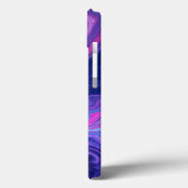 Lila Abstrakter TelefonCase Case-Mate iPhone Hülle (Rückseite / Links)