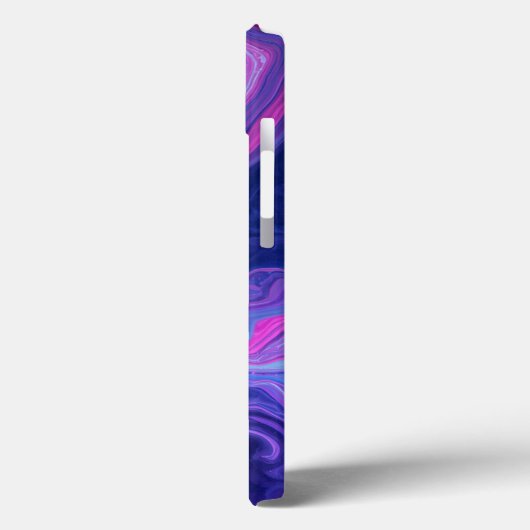 Lila Abstrakter TelefonCase Case-Mate iPhone Hülle (Rückseite / Links)