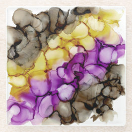 Lila Abstrakter Untersetzer