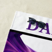 Lila Abstraktes Dance Beach Handtuch (Beispiel)