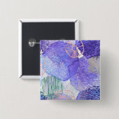 Lila abstraktes Design Button (Vorne & Hinten)