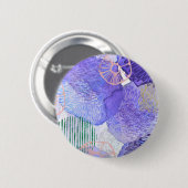 Lila abstraktes Design Button (Vorne & Hinten)
