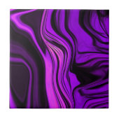 Lila abstraktes Design Fliese (Vorderseite)