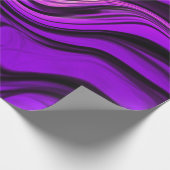 Lila abstraktes Design Geschenkpapier (Ecke)