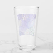 Lila abstraktes Design Glas (Rückseite)