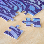 Lila abstraktes Design Puzzle (Seite)