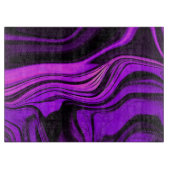 Lila abstraktes Design Schneidebrett (Vorderseite)