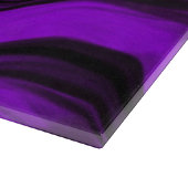 Lila abstraktes Design Schneidebrett (Ecke)