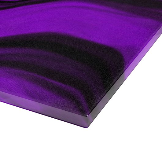 Lila abstraktes Design Schneidebrett (Ecke)