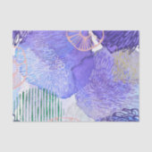 Lila abstraktes Design Seidenpapier (Vorderseite)