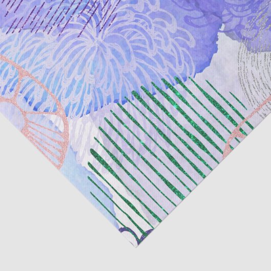 Lila abstraktes Design Seidenpapier (Ausschnitt)