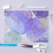 Lila abstraktes Design Seidenpapier (Handwerk)