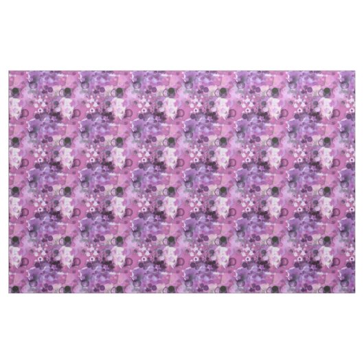 Lila abstraktes Gewebe Stoff (Fat Quarter (45,7 x 55,9 cm))