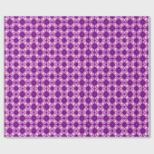 Lila abstraktes Muster Geschenkpapier (Flach)