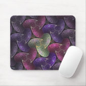 Lila Abstraktes Muster Mousepad (Mit Mouse)