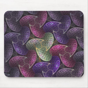 Lila Abstraktes Muster Mousepad