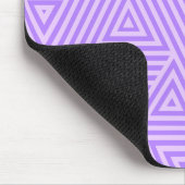 Lila Abstraktes Muster von Schaufenster Mousepad (Ecke)